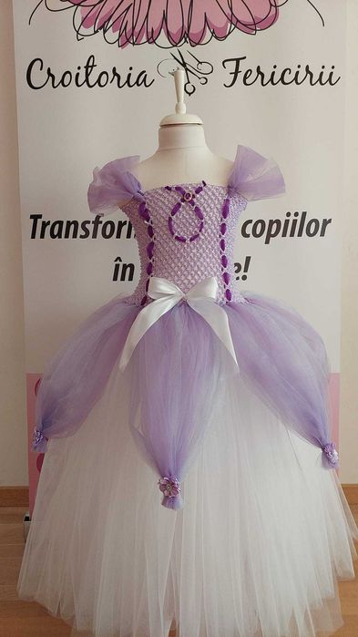 Rochita Cenusareasa Elsa Belle Sofia Rapunzel Alba ca Zapada Aurora