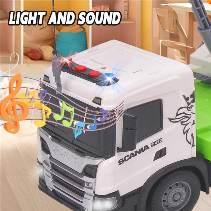 Официално лицензирана играчка за камион Scania с фрикционно задвижване