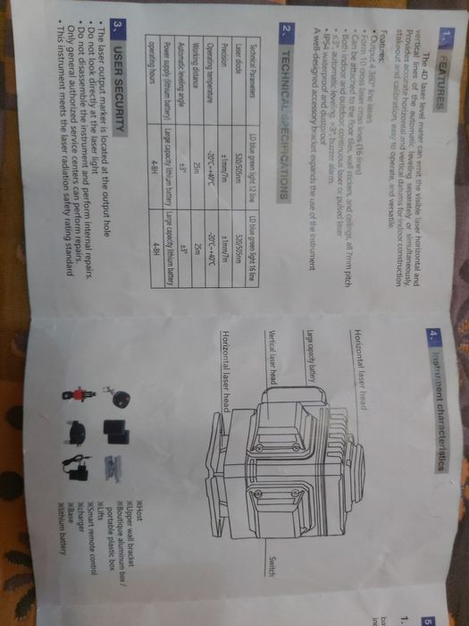 Уровень лазерный DeWalt в идеальном состоянии. Есть доставка.