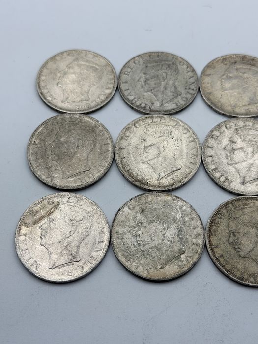 Monede romania 500 de lei 1944 Argint 700 Lot 15 buc