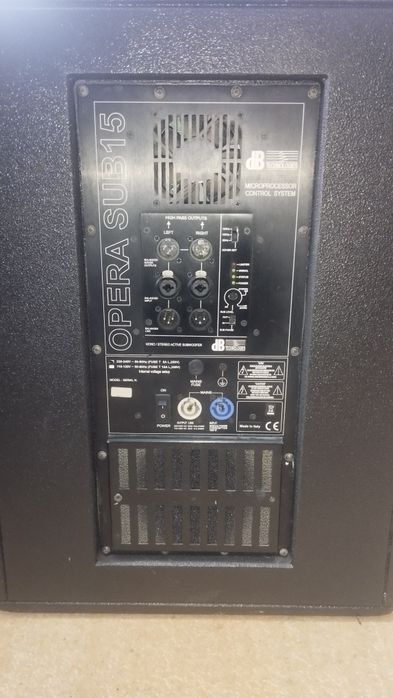 Basi db tehnologies sub15 ca si rcf cu huse