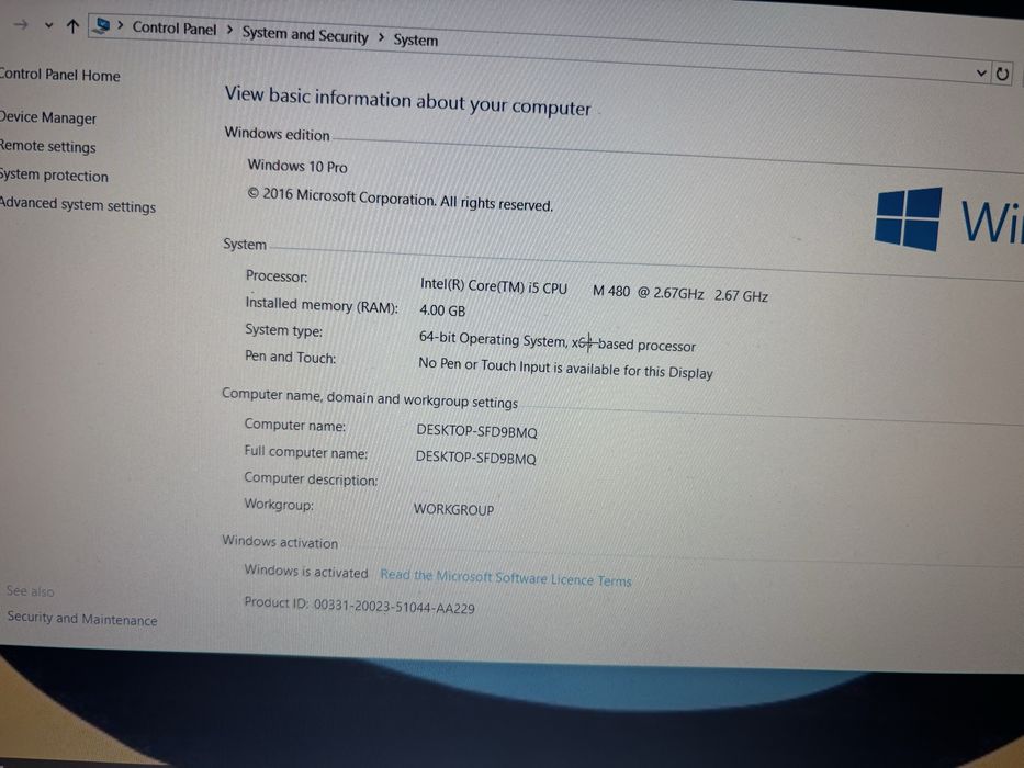 Vand laptop sony