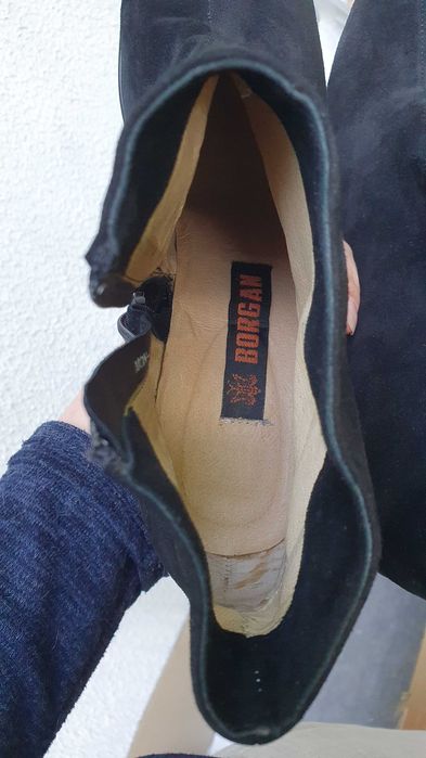 Боти - естествен велур - като нови