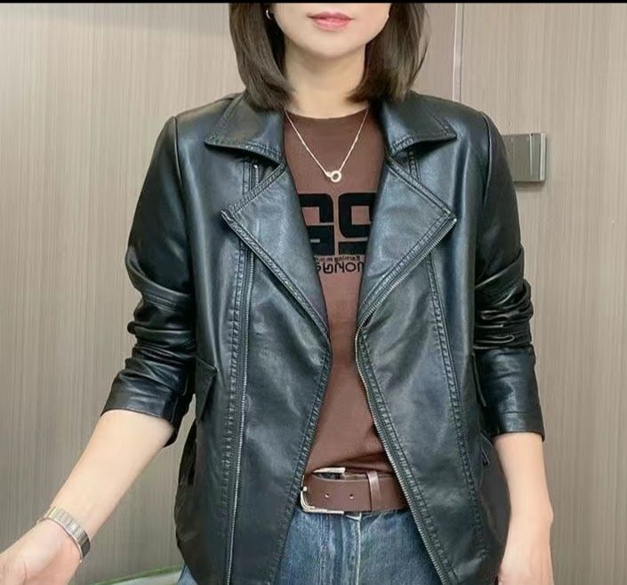 Кожанная куртка новый