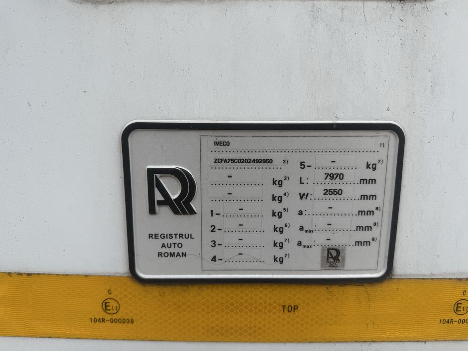 Iveco euro cargo platforma auto