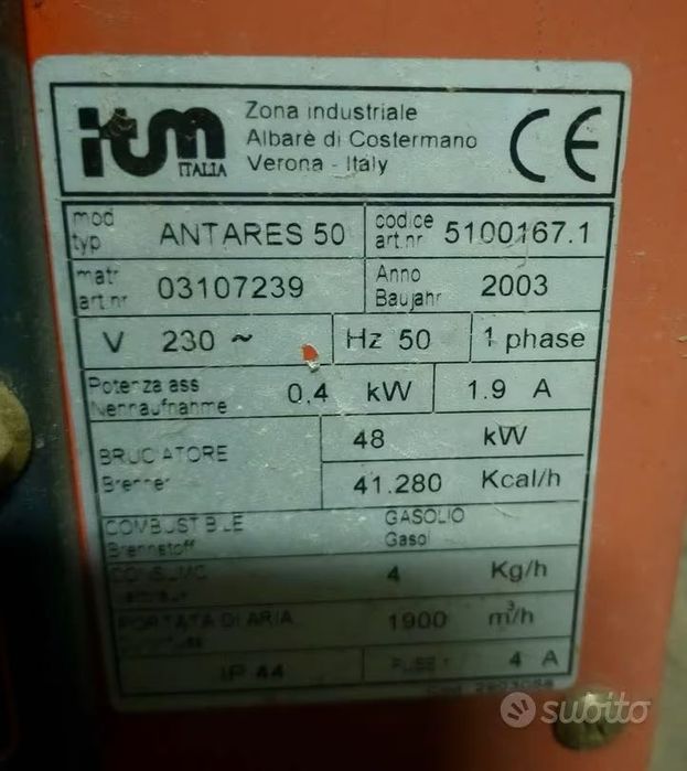 Încălzitor motorină ITM ANTARES 50