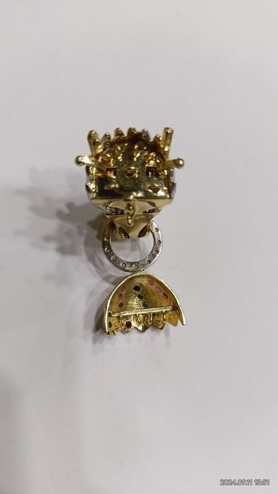 Vind închizătoare pentru colier din aur 14kt cu diamante