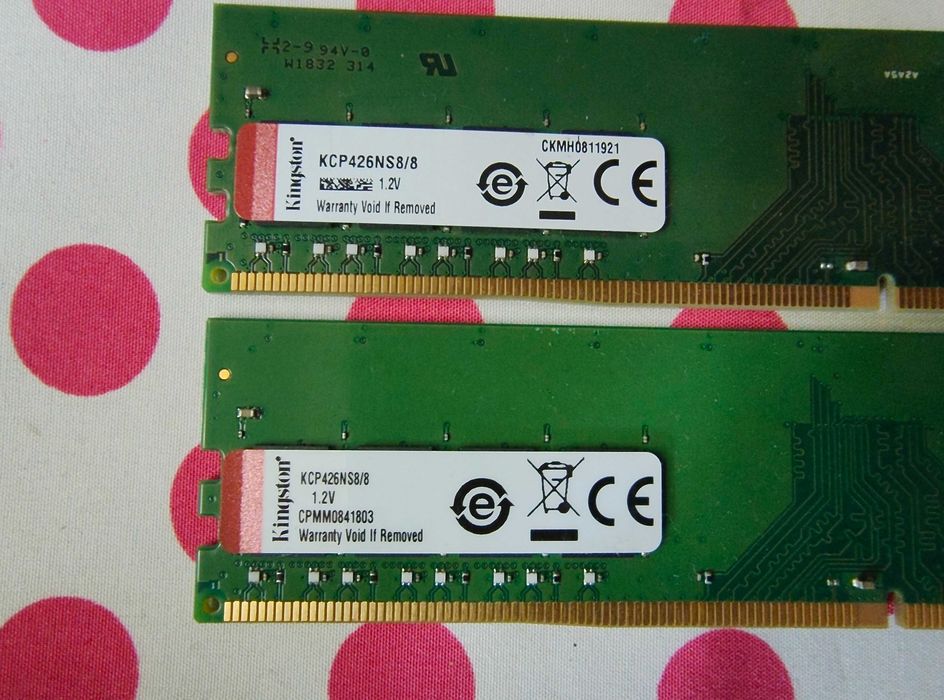 Memorie Ram Kingston ValueRAM 16GB DDR4 (2 X 8 GB) 2666 Mhz.