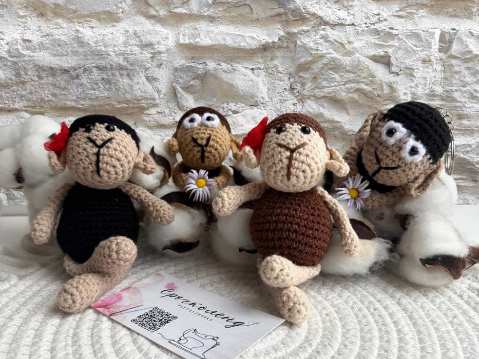 Ключодържател Ръчна Изработка Плетен Забавен Подарък