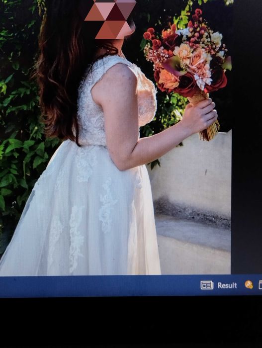 Уникална Булчинска рокля с дантели