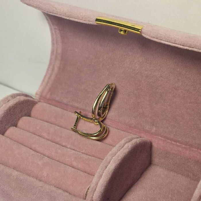 Cercei din aur galben 14K, 2.09 Grame