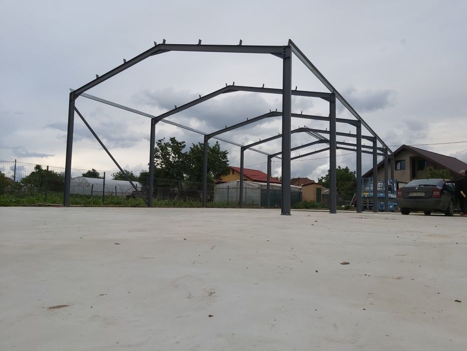 Hala structura constructie 8x15m noua demontabila