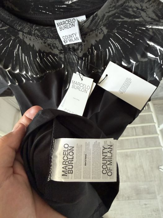 Tricou Marcelo Burlon essentials Balenciaga