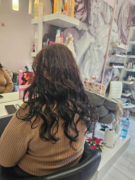 Естествена коса екстеншъни