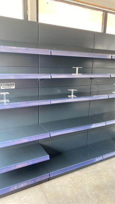 Нови стелажи за магазин ГАРАНТИРАНО НАЙ-НИСКА ЦЕНА .