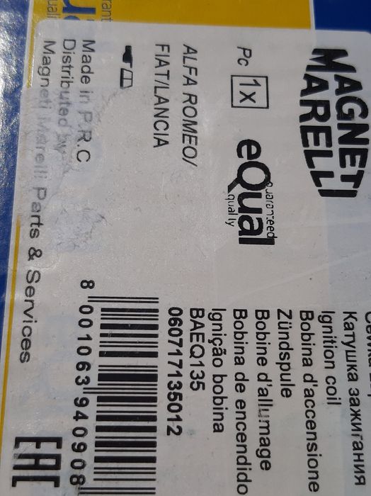 Bobina inductie alfa romeo fiat lancia