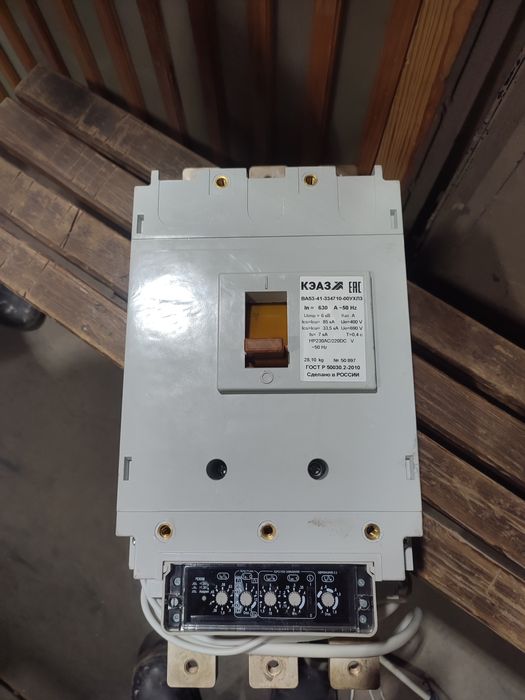 Автомат 630А, Контактор КТ  250А