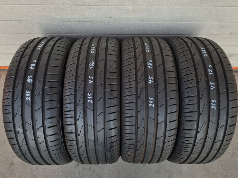 Летни гуми 4 броя HANKOOK VentusPrime3 215 45 R18 дот 0324