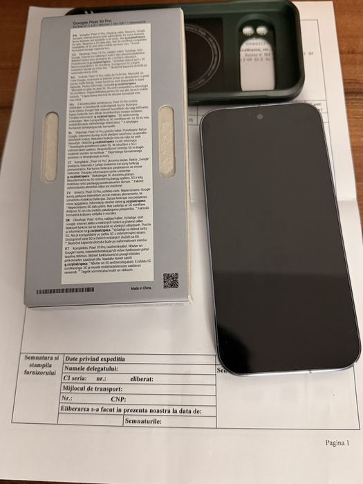 Google Pixel 10 Pro Moonstone 256 Gb Factura Garantie 2 ani
