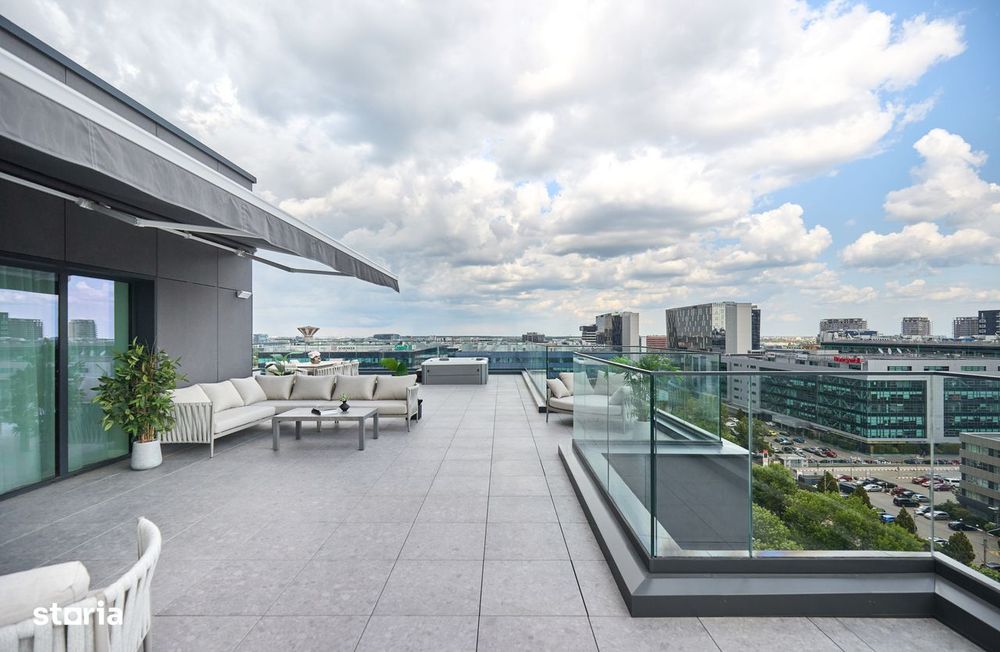 AFI Home North-Penthouse, mobilat&utilat, all-inclusive+2 loc parcare