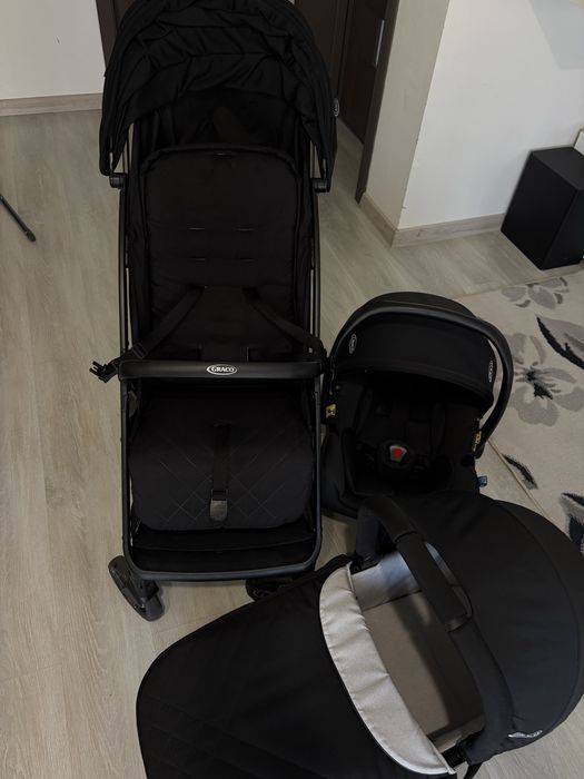 Carucior Gravo myavo 3 in 1 midnight