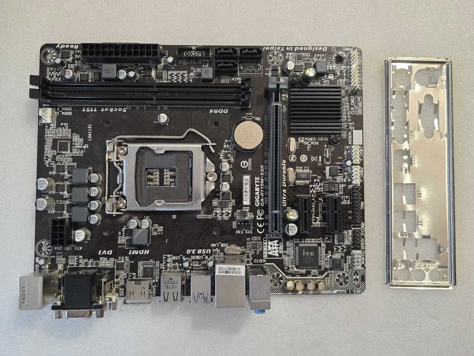 Placa de baza GIGABYTE GA-H110M-S2H, Socket LGA 1151, DDR4, PCi-E