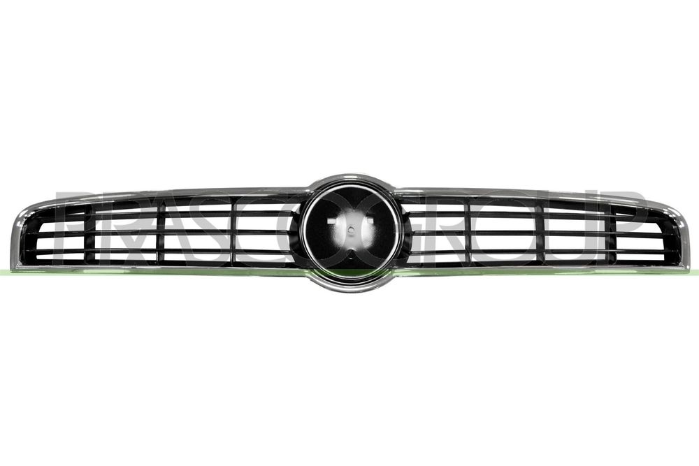 Grila radiator Fiat Bravo (198), 02.2007-2014, montare fata, negru/cromat