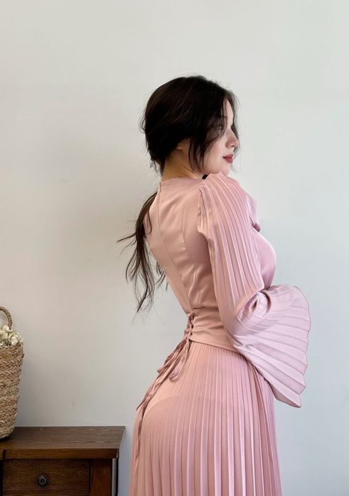 Платье розовый цвет