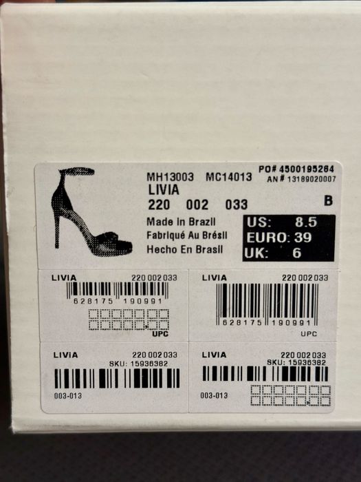 ALDO Сандали на висок ток