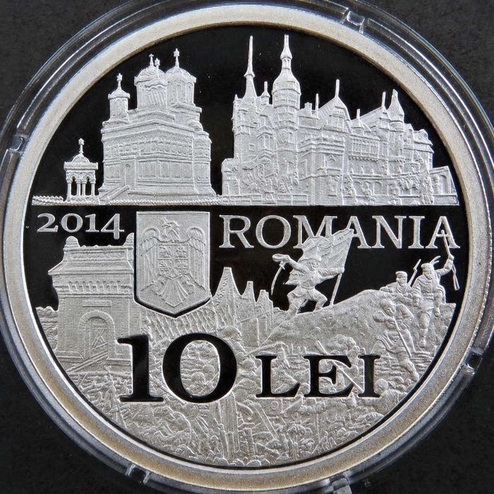 Set BNR 175 ani de la nasterea regelui Carol I , aur, argint, tombac, DOAR 250 exemplare, RAR