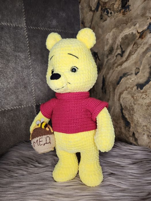 Плетена играчка  Мечо Пух