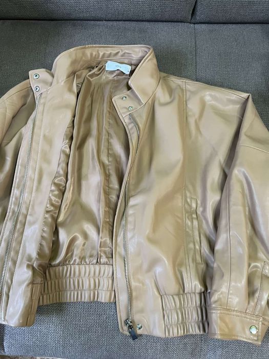 Кожено яке Mango, xS размер