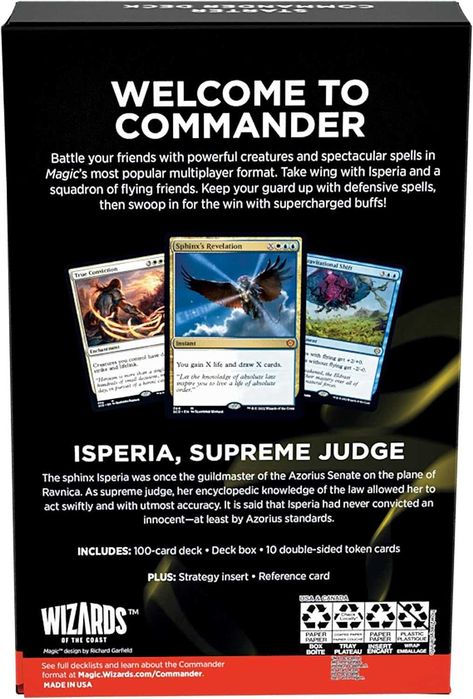 Magic: The Gathering. Starter Commander Deck