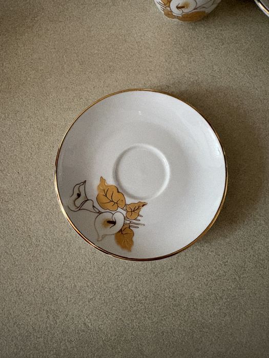 Vand set cesti cafea portelan Apulum Alba Iulian