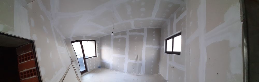 Гипсокартон, окачени тавани  и Алуминиева дограма