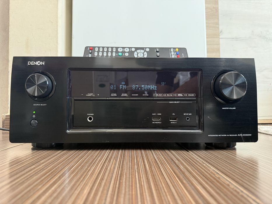 Denon AVR-X3300w Bluetooth Wi-Fi