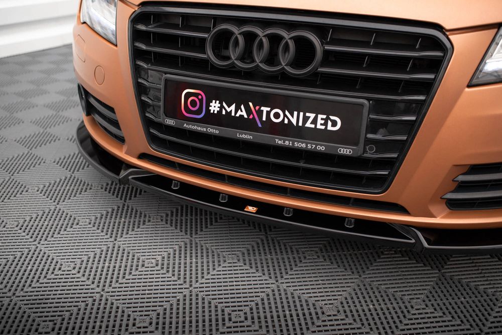 Спойлер за предна броня Maxton design за Audi A7 C7 (2010-2014)