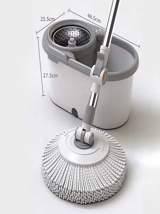 Швабра для мытья пола – 360° вращающаяся насадка, система отжима