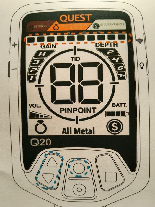 Металлоискатель QwestQ20