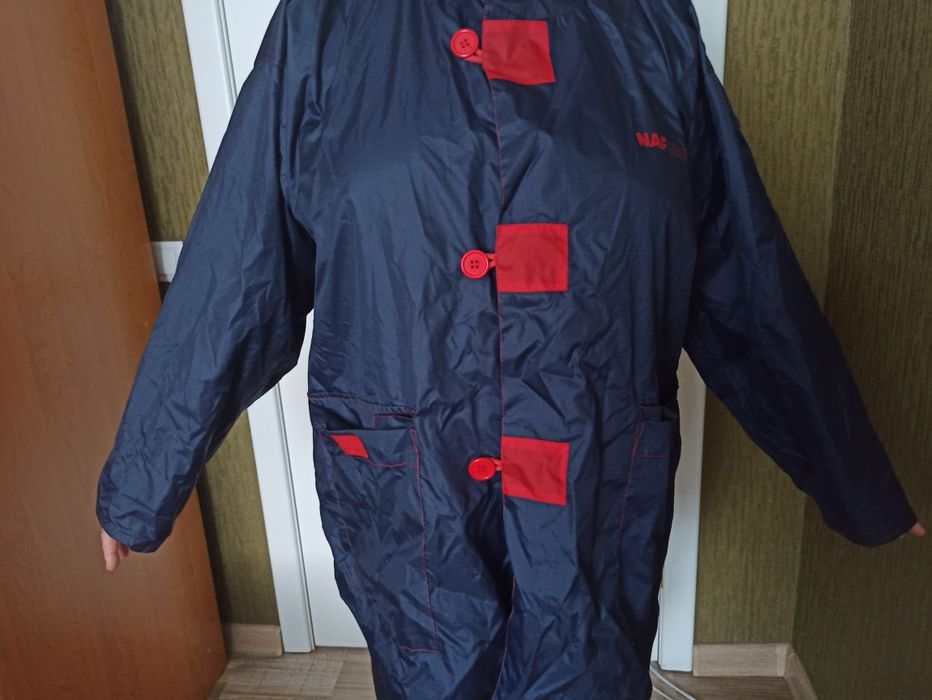 Дождевик тёмно синий