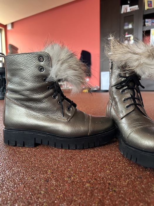 Дамски ботуши естествена кожа 37 номер