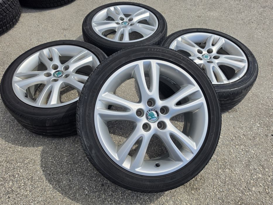 5х100/16 с гуми Шкода Ауди Сеат Субару 5x100/16 Skoda Fabia Octavia VW Audi