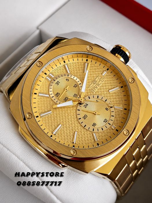 INVICTA Sea Vulture Gold 46 mm, Инвикта нов мъжки часовник