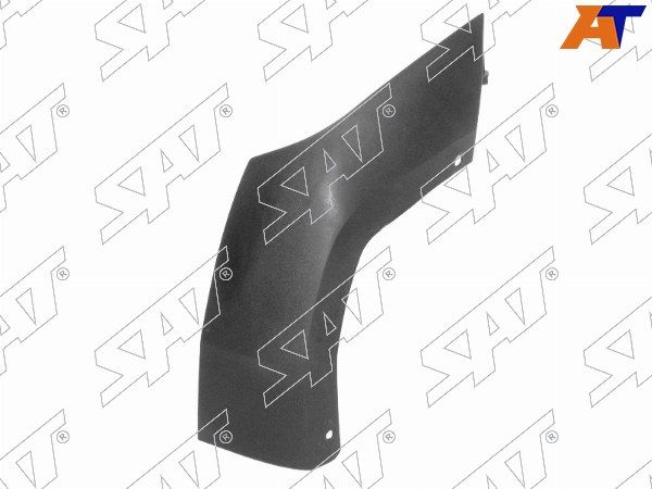 Накладка бампера  левый задняя Haval F7