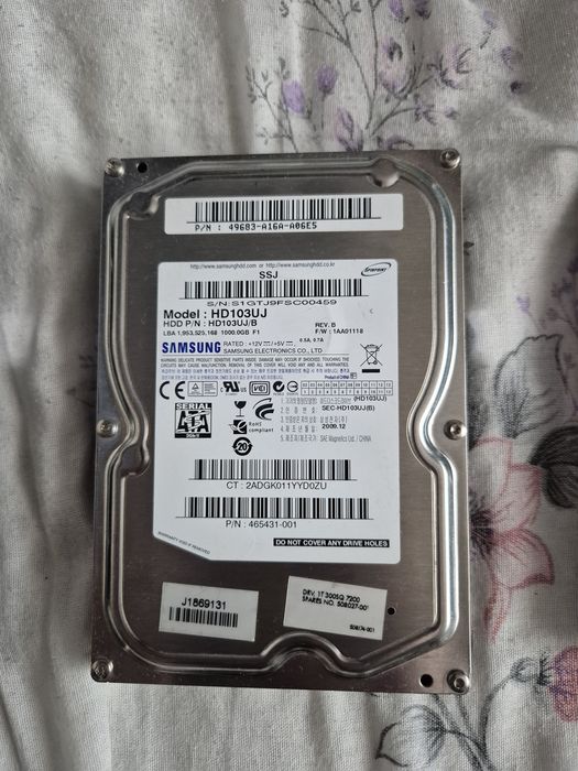 Vând HDD-uri (SATAIII) 3TB, 1TB, 256 GB, 160 GB, verificate 100% viață
