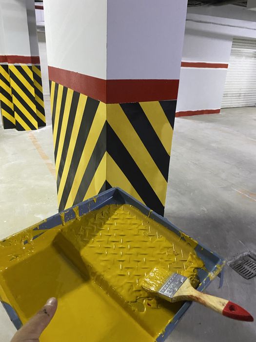 Эпоксид Полеуретан Полимер полы Разметка