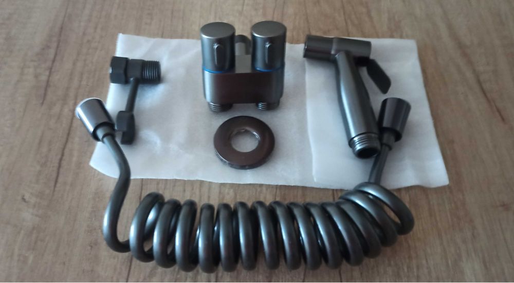 Хигиенен душ 3 цвята(ХРОМ,ОРЪЖЕЙНО СИВО и ЧЕРЕН)