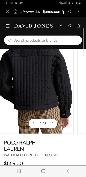 POLO Ralph Lauren  Taffeta Coat  XL НОВО ОРИГИНАЛ Дамско водоустойчиво