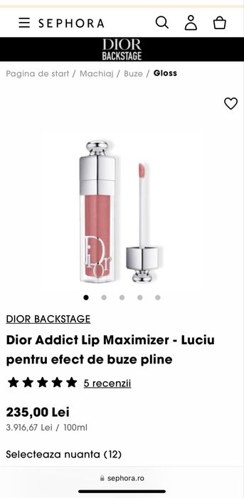 Gloss Dior Addict Maximizer