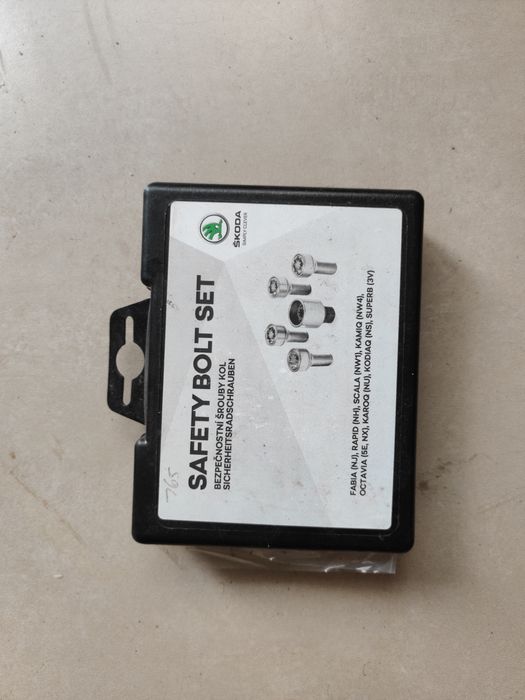 Set antifurt roti roata Skoda Octavia Superb Fabia 2010